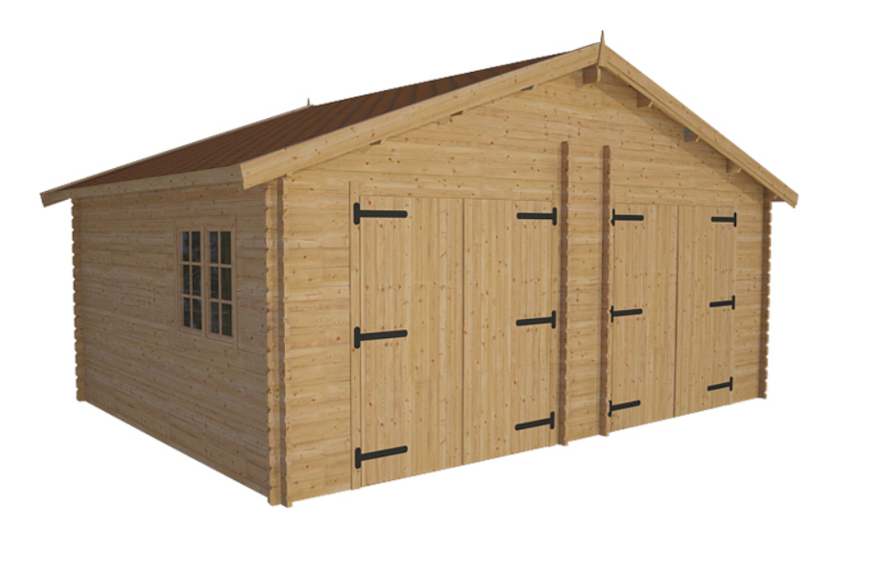 Garage in legno, box auto prefabbricato,  box auto