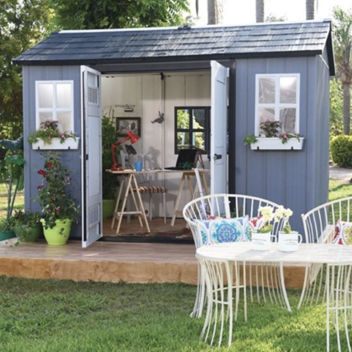 CASETTE DA GIARDINO PVC RESINA PLASTICA