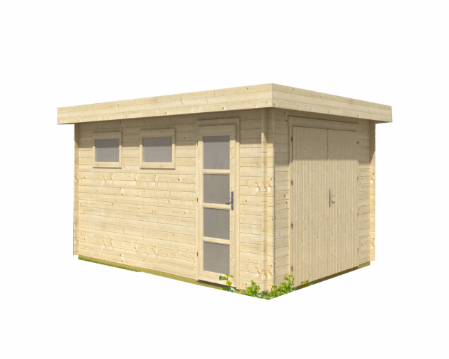 garage in legno, box auto legno, garage prefabbricato, garage blockhouse