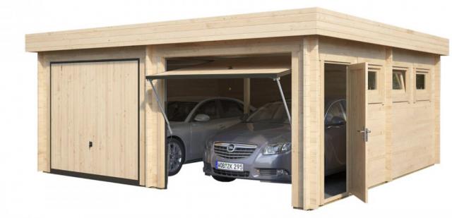 garage in legno, box auto legno, garage prefabbricato, garage blockhouse