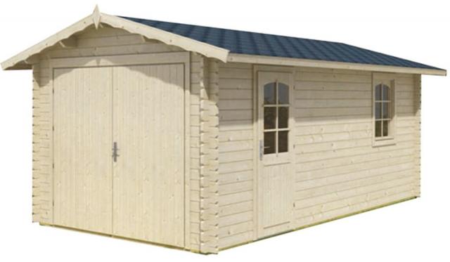 garage in legno, box auto legno, garage prefabbricato, garage blockhouse