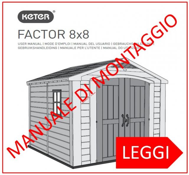 casette da giardino KETER FACTOR