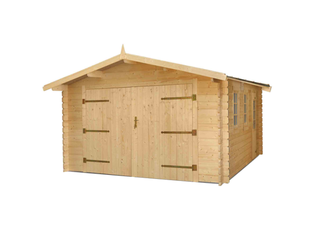 garage in legno, box auto legno, garage prefabbricato, garage blockhouse