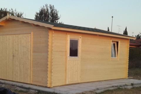 garage in legno, box auto legno, garage prefabbricato, garage blockhouse
