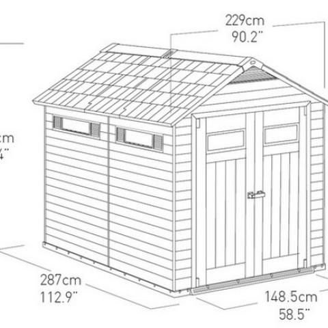 casette da giardino KETER FUSION 759
