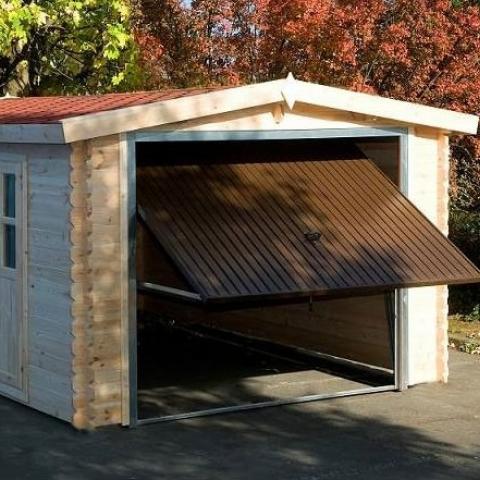 garage in legno, box auto legno, garage prefabbricato, garage blockhouse