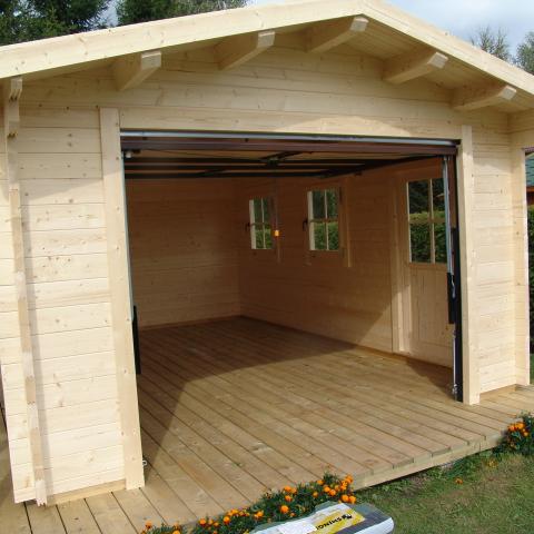 garage in legno, box auto legno, garage prefabbricato, garage blockhouse