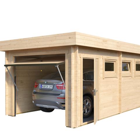 garage in legno, box auto legno, garage prefabbricato, garage blockhouse