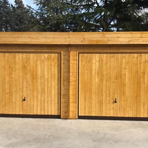 garage in legno, box auto legno, garage prefabbricato, garage blockhouse