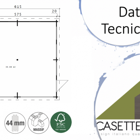 garage in legno, box auto legno, garage prefabbricato, garage blockhouse