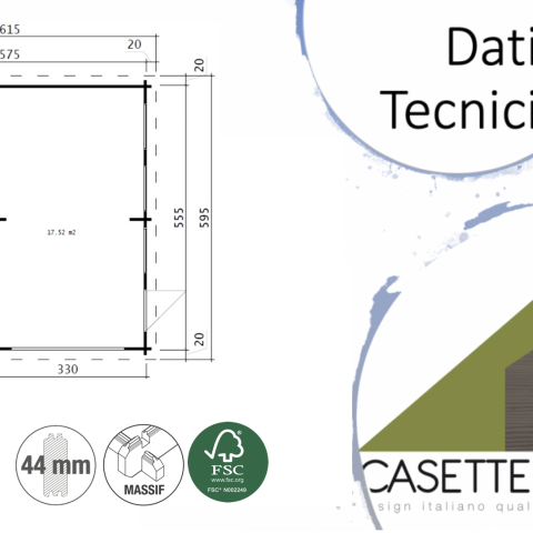garage doppio in legno, box auto legno, garage prefabbricato, garage blockhouse