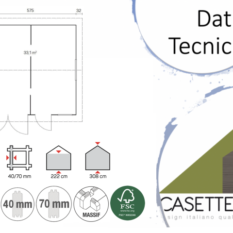garage doppio in legno, box auto legno, garage prefabbricato, garage blockhouse