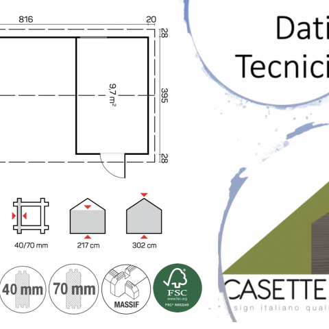 garage in legno, box auto legno, garage prefabbricato, garage blockhouse