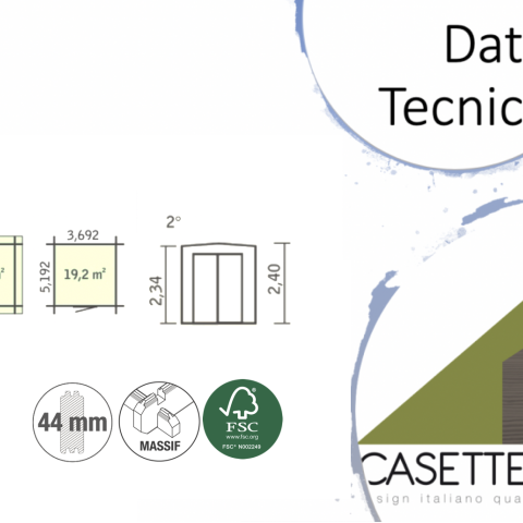 garage in legno, box auto legno, garage prefabbricato, garage blockhouse