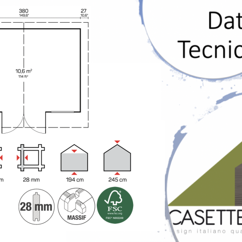 casette in legno, casette da giardino