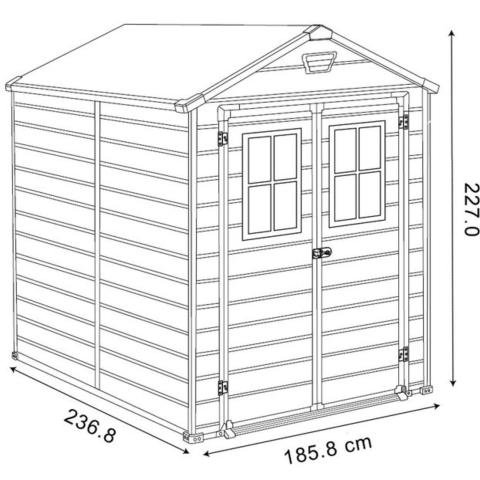 casette da giardino KETER SCALA