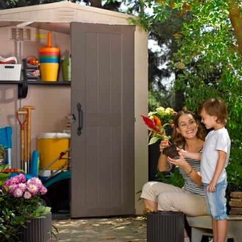 casetta giardino pvc keter factor 6x6