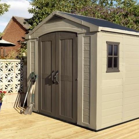 casetta giardino pvc keter factor 6x6