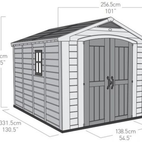 casette da giardino factor 8x11