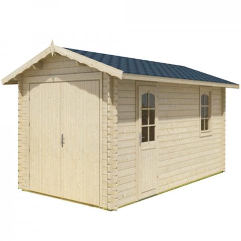 garage in legno, box auto legno, garage prefabbricato, garage blockhouse