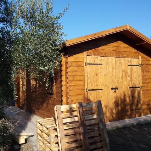 garage in legno, box auto legno, garage prefabbricato, garage blockhouse