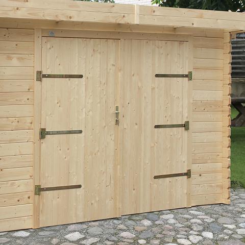 garage in legno, box auto legno, garage prefabbricato, garage blockhouse