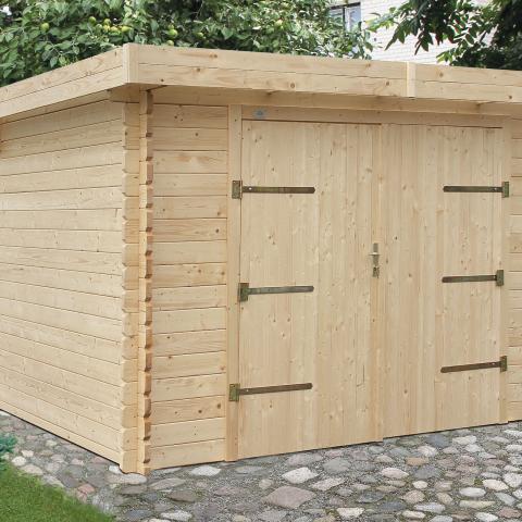 garage in legno, box auto legno, garage prefabbricato, garage blockhouse