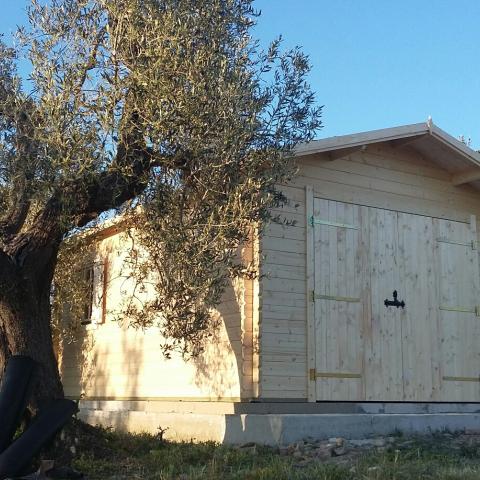 garage in legno, box auto legno, garage prefabbricato, garage blockhouse
