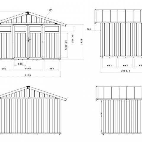 casette da giardino UTILITY 7