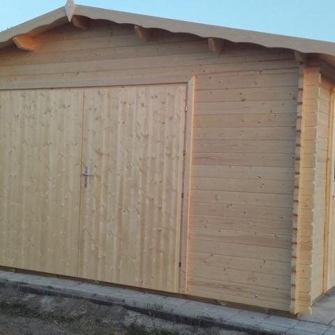 garage in legno, box auto legno, garage prefabbricato, garage blockhouse
