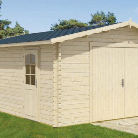 garage in legno, box auto legno, garage prefabbricato, garage blockhouse